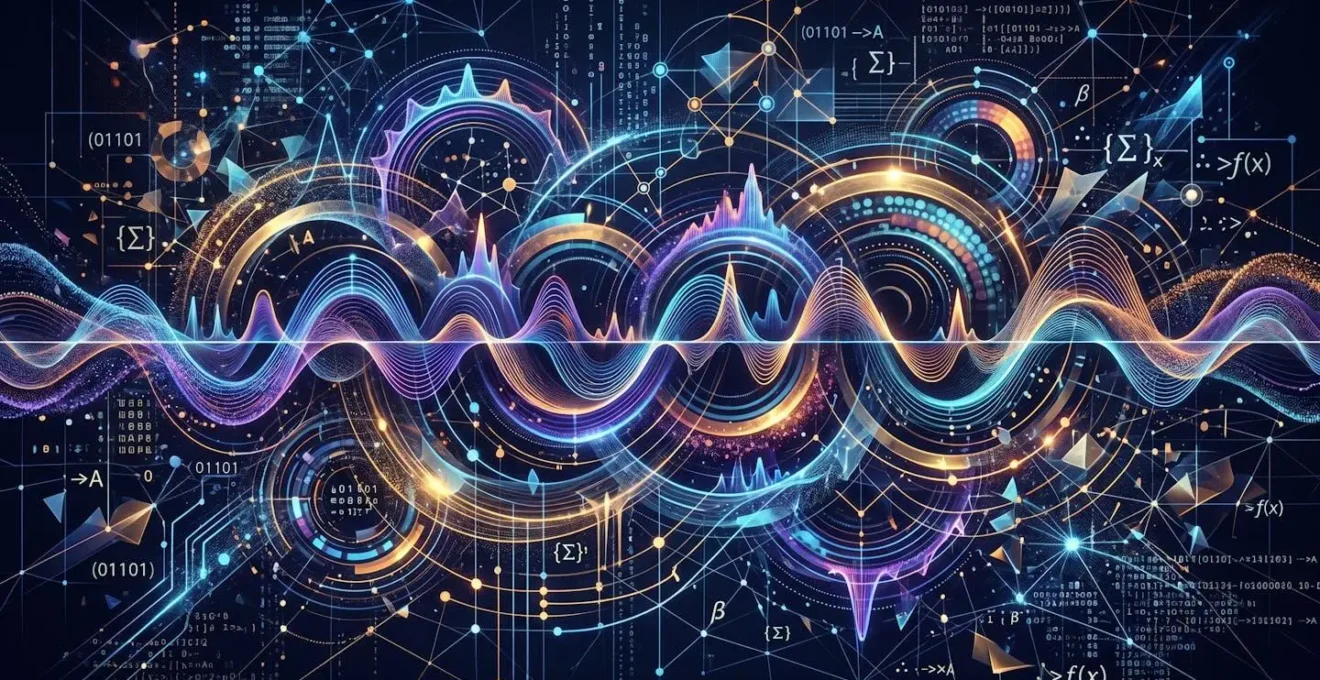 Abstract visualization of profile activity cycles and algorithmic patterns