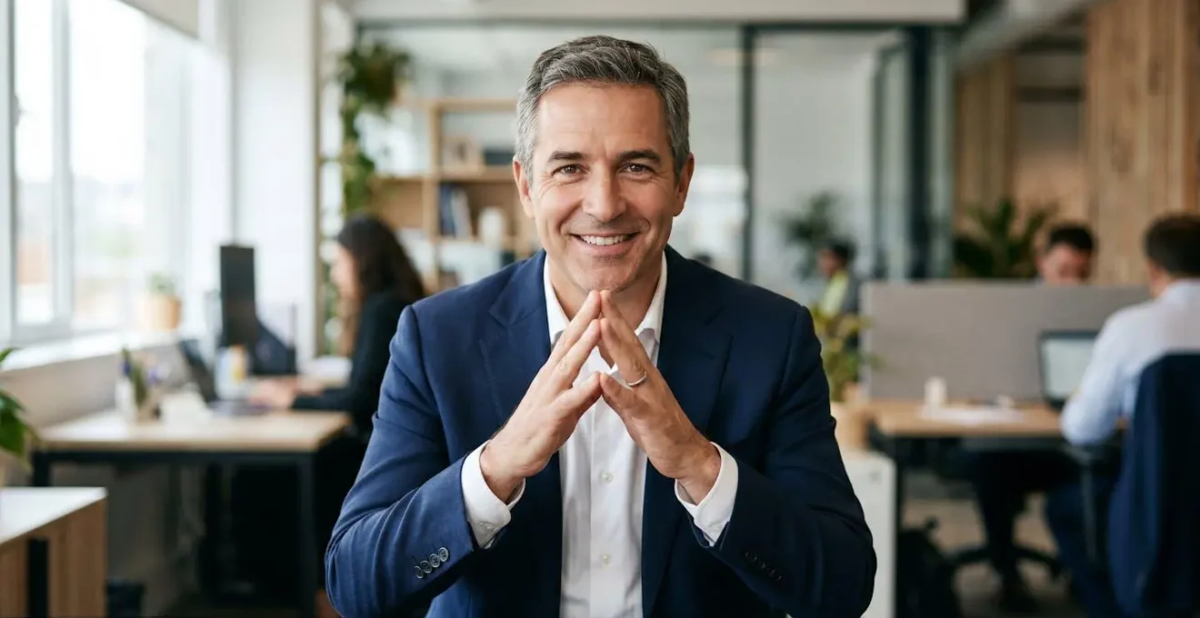 Professional demonstrating confident posture in salary negotiation
